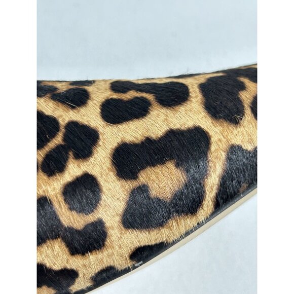MICHAEL Michael Kors Natasha Leopard Calf Hair Slide - Sz 10 - Picture 4 of 9